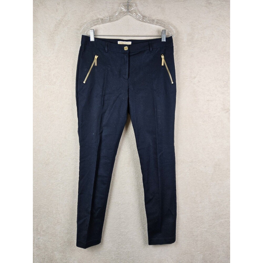 Michael Kors MK Women’s Zipper Pocket Navy Chino Pants Size 6